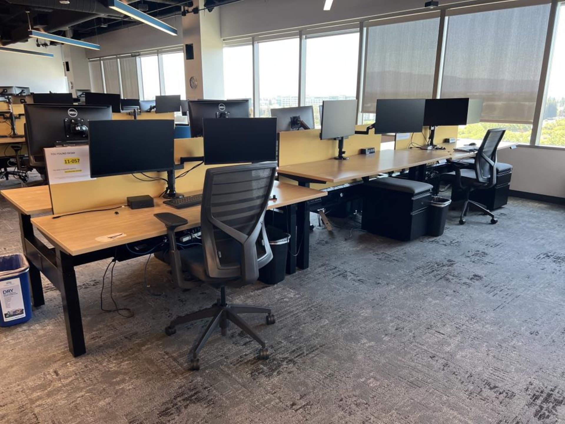 AMQ Open Plan Bench Workstations - Image 6 of 18