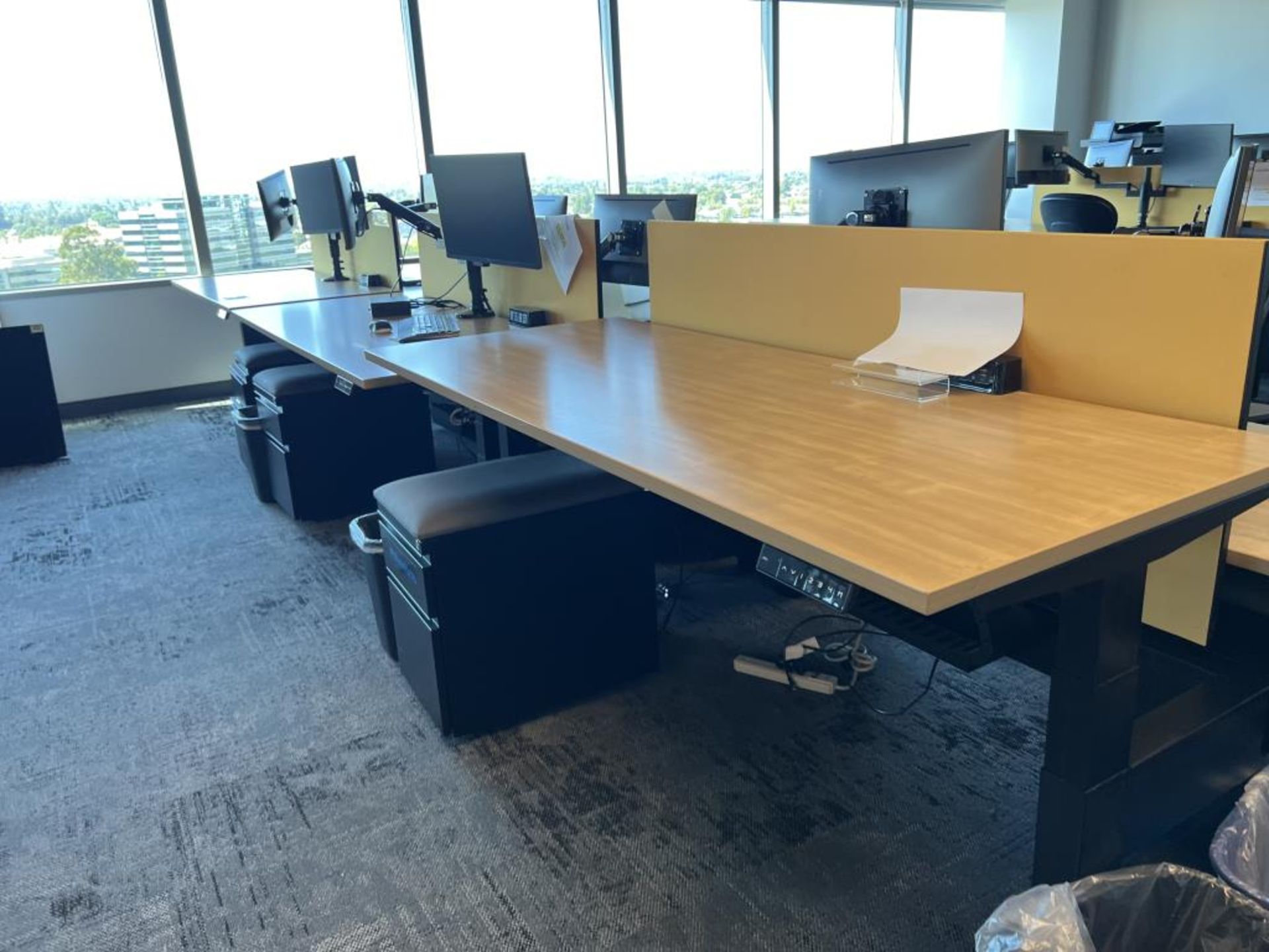 AMQ Open Plan Bench Workstations - Image 5 of 18