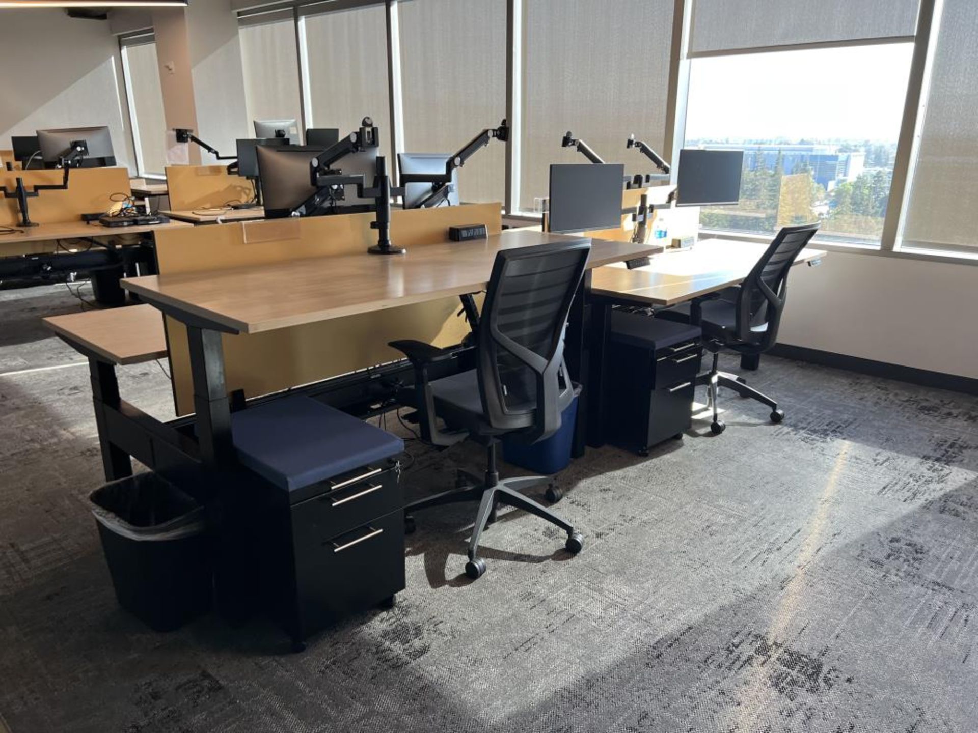 AMQ Open Plan Bench Workstations - Image 6 of 15