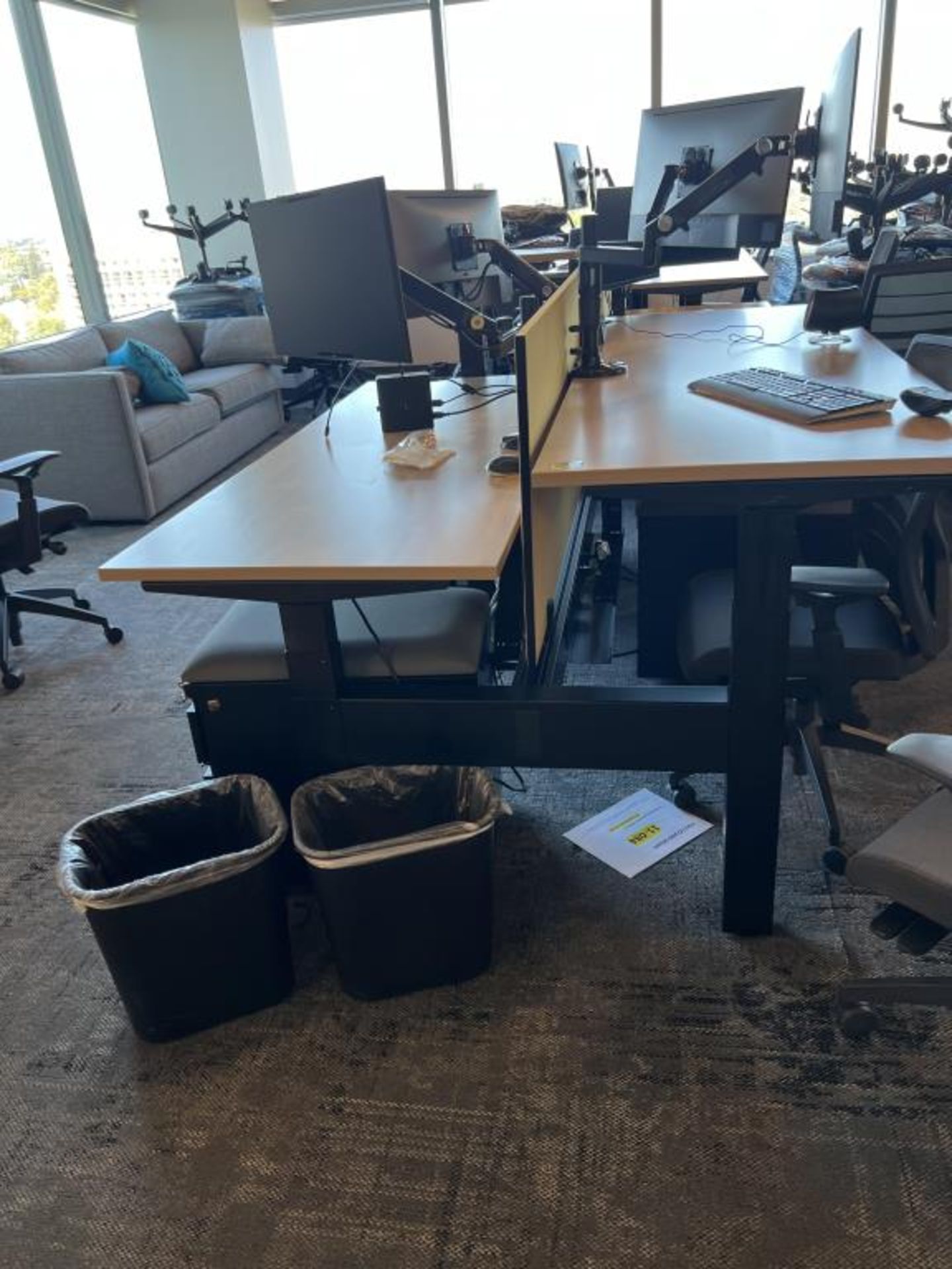 AMQ Open Plan Bench Workstations - Image 2 of 9