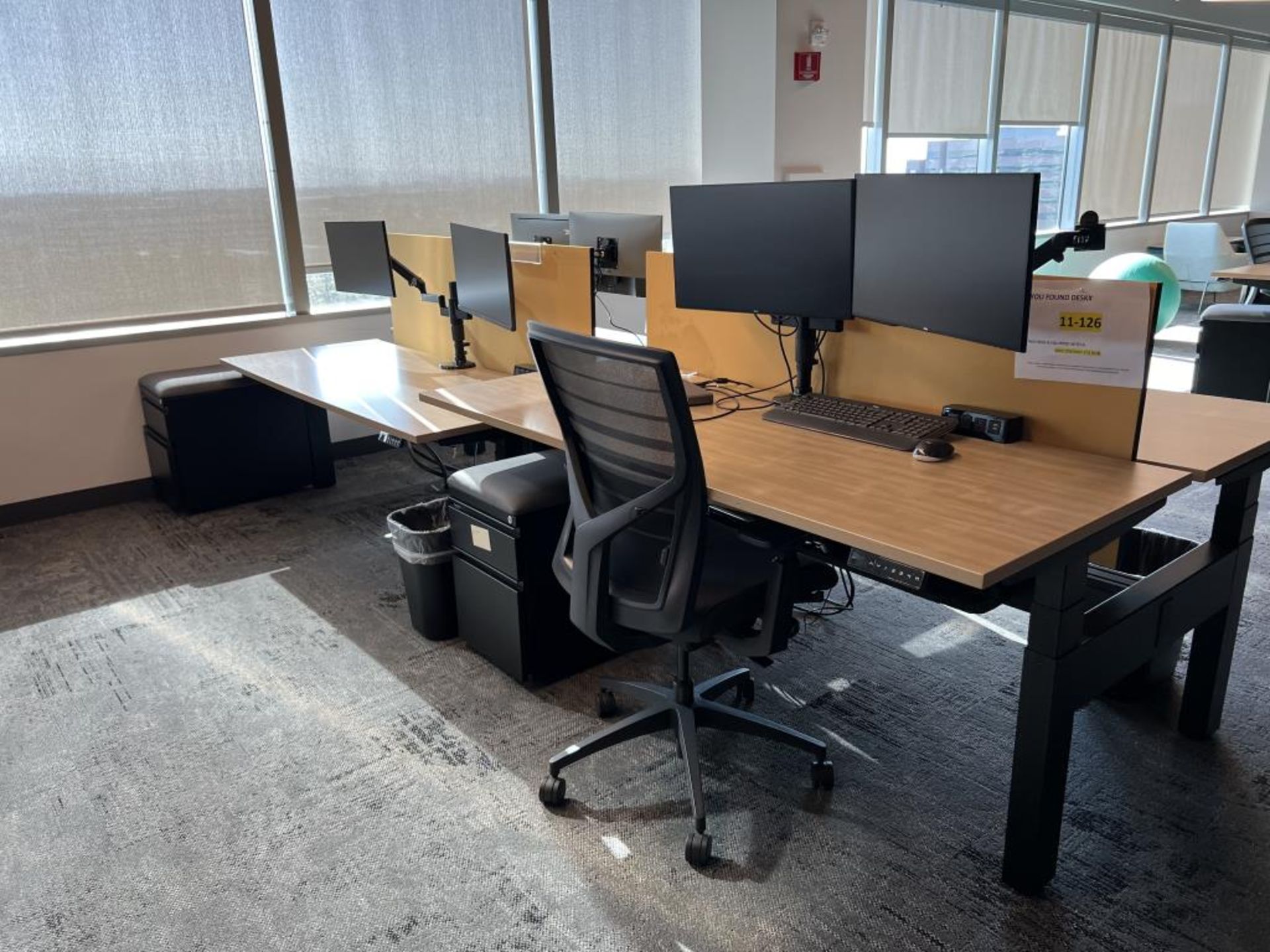 AMQ Open Plan Bench Workstations - Image 3 of 15