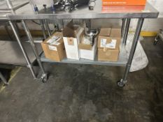 Rolling Stainless Steel Table