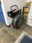 Strapping Cart with Plastic Strapping