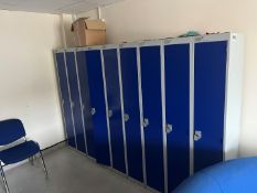 (18) Locker Units (No Keys)