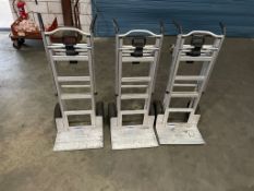 (3) Cosco Tubular Steel Sack Trucks