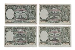 RESERVE BANK OF INDIA GEORGE VI 100 RUPEES 1943 (4)