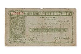 BRITISH NORTH BORNEO 50 CENTS 1938