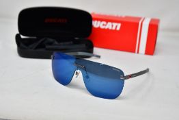 A pair of Ducati double spring hinge Scott Redding signature sunglasses (DA7019) (946 135 0-140).