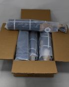 Six as new Original Duckhead Compact Umbrellas in black grid.