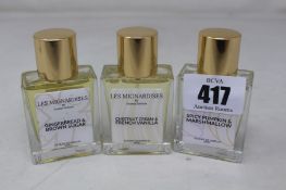 Three Les Mignardises Extrait De Parfums: Spicy Pumpkin & Marshmallow, Chestnut Cream & French