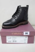 A pair of as new Carvela shock ankle boots (Size 37).