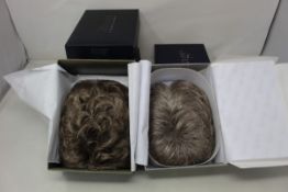 Three Nice and Neat Petite Wigs in Mink (ZNN/38) and two Kim Petite Petite Wigs in Silver Mink,