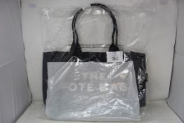 An as new Marc Jacobs black medium canvas The Tote bag.