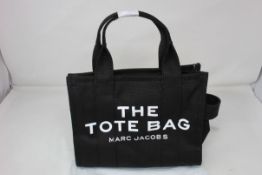 An as new black Marc Jacob mini The Tote Bag 100% cotton.