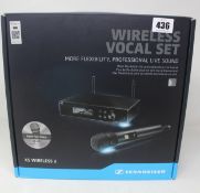 A boxed as new Sennheiser XSW 2-835-E Wireless Microphone System.