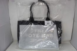 An as new Marc Jacobs black medium canvas The Tote bag.