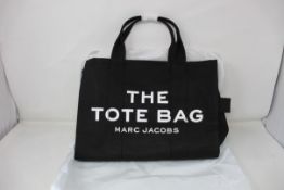 An as new Marc Jacob Black small The Tote Bag 100% cotton.