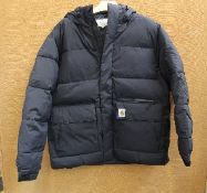 A men's as new Carhartt Munro Jacket in black (S).