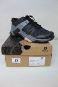 A pair of as new Salomon X Ultra 4 W in Black/Quiet Shade/Sirocco (Size UK 6.5).