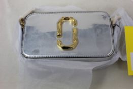 An as new Marc Jacobs The Specchio SnapShot silver bag.