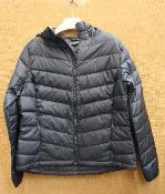 Two women's as new Jack Wolfskin Helium Jackets in black (1203641).