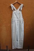 Five women's as new Free People - Ziggy Overalls in Bleach Bloom (XS, samples).