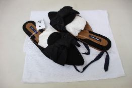 A pair of as new Margaux The Mule in black suede (EU 43 - No box).