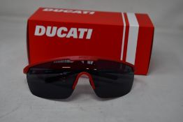 A pair of Ducati sunglasses (DA025) (224 139 0-120).