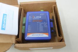 A boxed as new iLINX RS-422/485 Repeater with triple isolation (Model: 4850PDRI).
