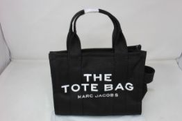 An as new black Marc Jacob mini The Tote Bag 100% cotton.