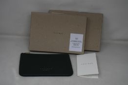 Two as new TSATSAS David Chipperfield Case 2 in Pine Green/Gold.