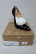A pair of as new Christian Louboutin So Kate 120 Leather Pumps in Black (Size IT 38, UK 5).