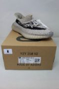 A pair of as new Adidas Yeezy Boost 350 V2 in Slate/Core Black/Slate (Size UK 9.5).