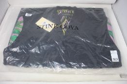 An as new Stine Goya Breanna twill and Jacquard coat (Size XS).