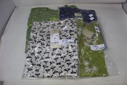 Four items of women's as new clothing by Gudrun Sjoden: Two Neha Tank Tops (Natural and blue/lilac