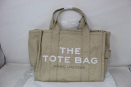 An as new Marc Jacobs Beige small The Tote bag.