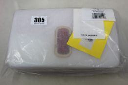 An as new Marc Jacobs The J Marc leather True Red shoulder bag.