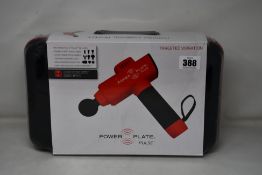 A boxed as new Power Plate Pulse Handheld Vibration Massager.