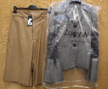 A pair of as new Rika by Ulrika Lundgren Keith shorts in biscotto (S - RRP €990) and a Zoey W Los