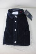 Three men's as new Kronstadt Johan Corduroy Shirts in navy (2 XL, 1 XXL).