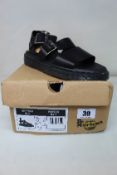 A pair of as new Dr Martens Gryphon Sandals in Black (Size UK 5).