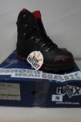 A pair of men's boxed as new HAIX Trekker Pro 2.0 Workwear Boots in black (UK 10).