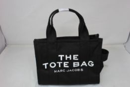 An as new black Marc Jacob mini The Tote Bag 100% cotton.