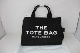 An as new Marc Jacob Black small The Tote Bag 100% cotton.