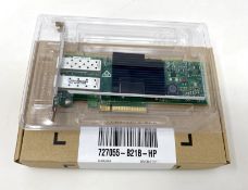 A boxed as new Hewlett Packard Enterprise 562SFP+ 10Gb 2-Port Ethernet Adapter (P/N: 727055-B21B) (B