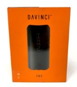 A boxed as new DaVinci IQ2 Vaporizer in Black (P/N: D2BLK-C) (Box sealed) (Over 18's only).