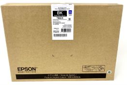 Four boxed as new Epson T9661 Extra High Yield Black Ink Cartridges (P/N: C13T966140 BBD: 15/09/2026