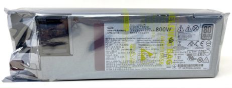 Ten as new HPE 800W Flex Slot Platinum Hot Plug Power Supplies (P/N: 865409-002) (Individual pack