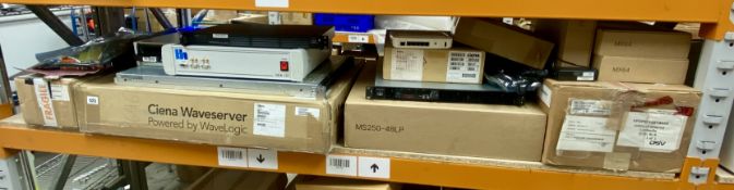 COLLECTION ONLY - SOLD FOR PARTS: A quantity of pre-owned networking and IT items (All items sold as