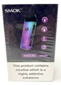Six boxed as new Smok Nord 2 Pod Vape Kit in 7 Color Cobra (Boxes sealed) (Over 18's only).
